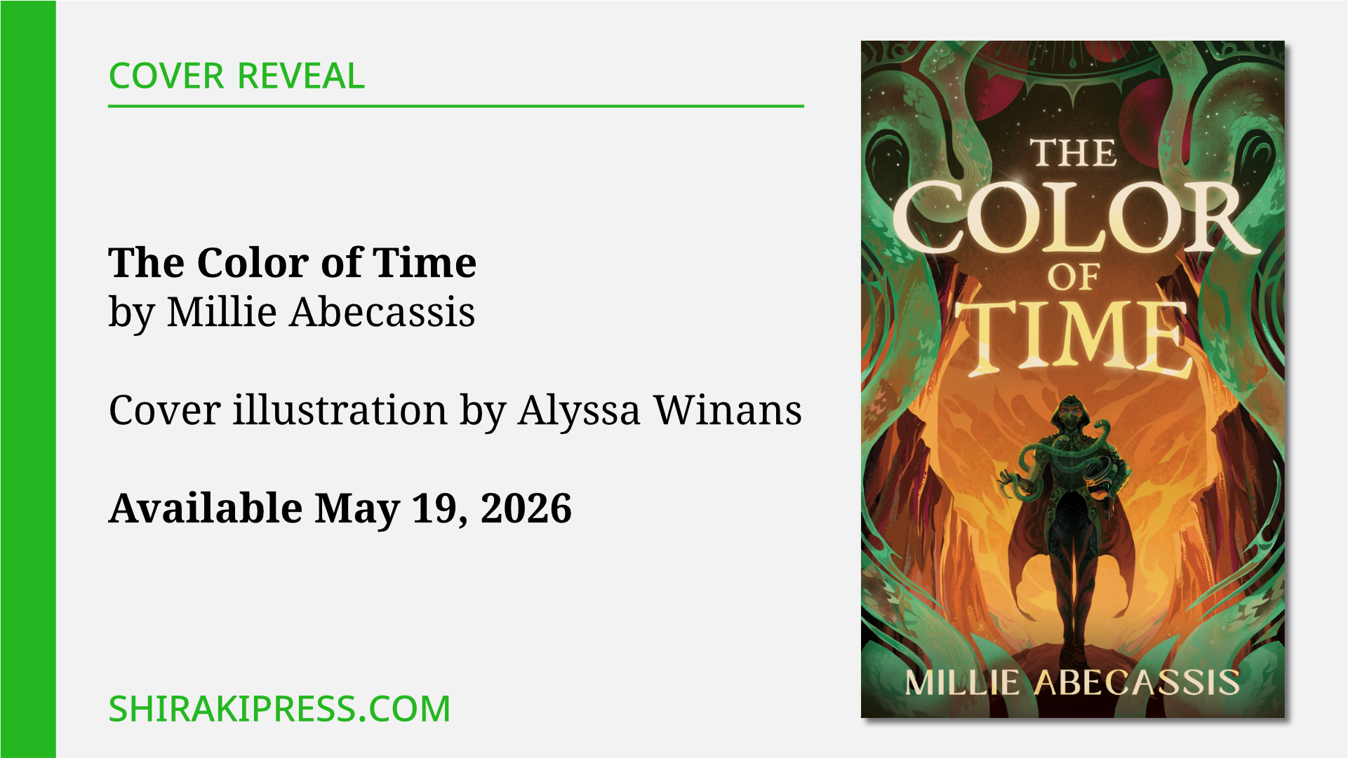 Cover Reveal: The Color of Time