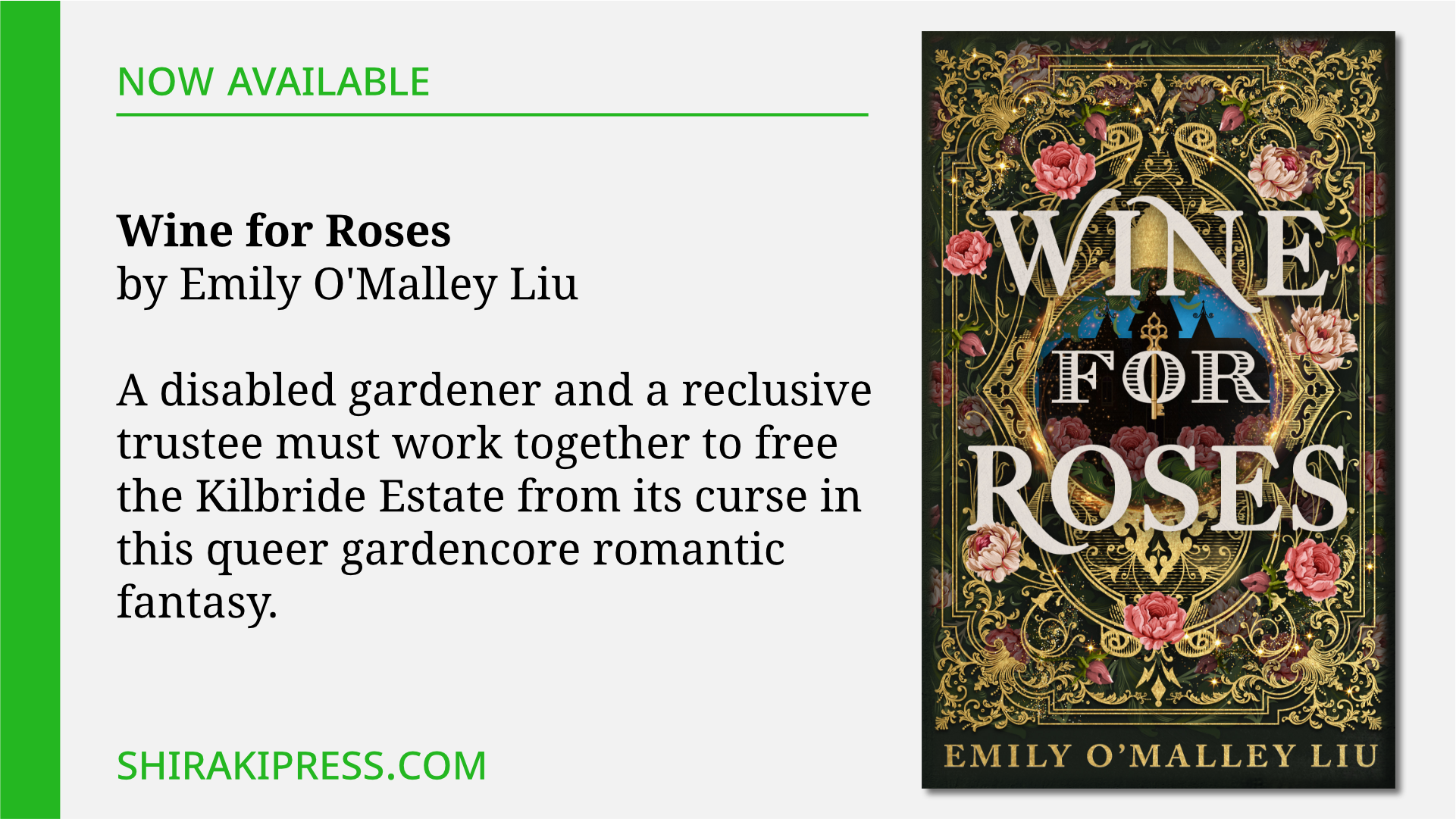 Now Available: Wine for Roses